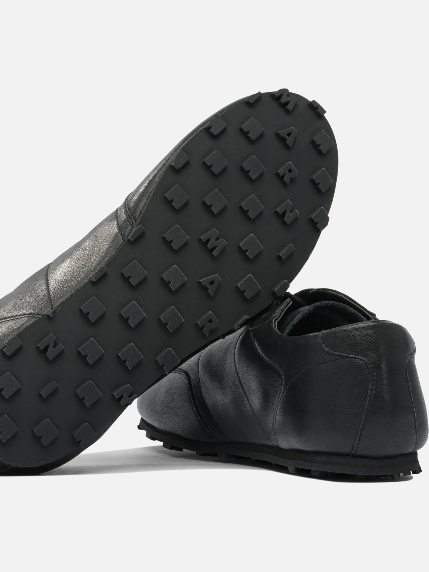 Low top sneakers 100% leather - 100% rubber  Black - Marni Women | PDP | VIETTI Online Store | thumbnail_5