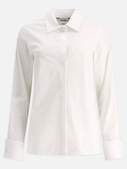 Camicie casual Solid colour  Bianco - Max Mara Donna | PLP | VIETTI Online Store 
