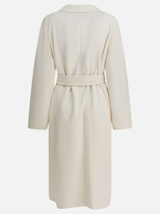 Long coats Solid colour  White - Max Mara Women | PDP | VIETTI Online Store | 2
