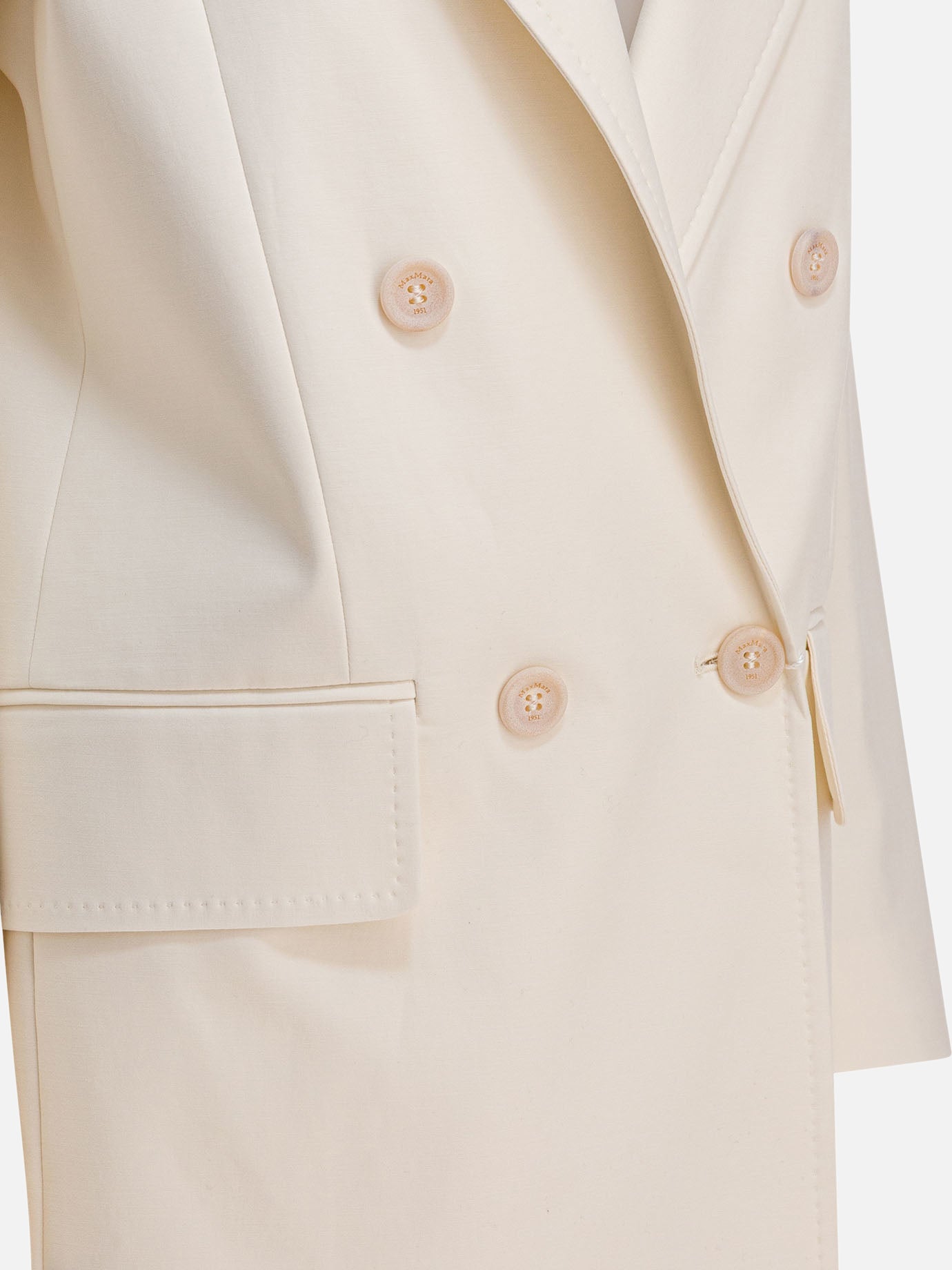 Blazers Solid colour  White - Max Mara Women | PDP | VIETTI Online Store | thumbnail_4