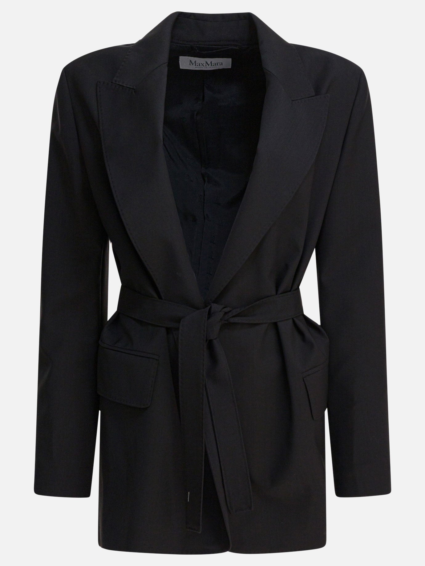 Blazer Solid colour  Nero - Max Mara Donna | PDP | VIETTI Online Store | thumbnail