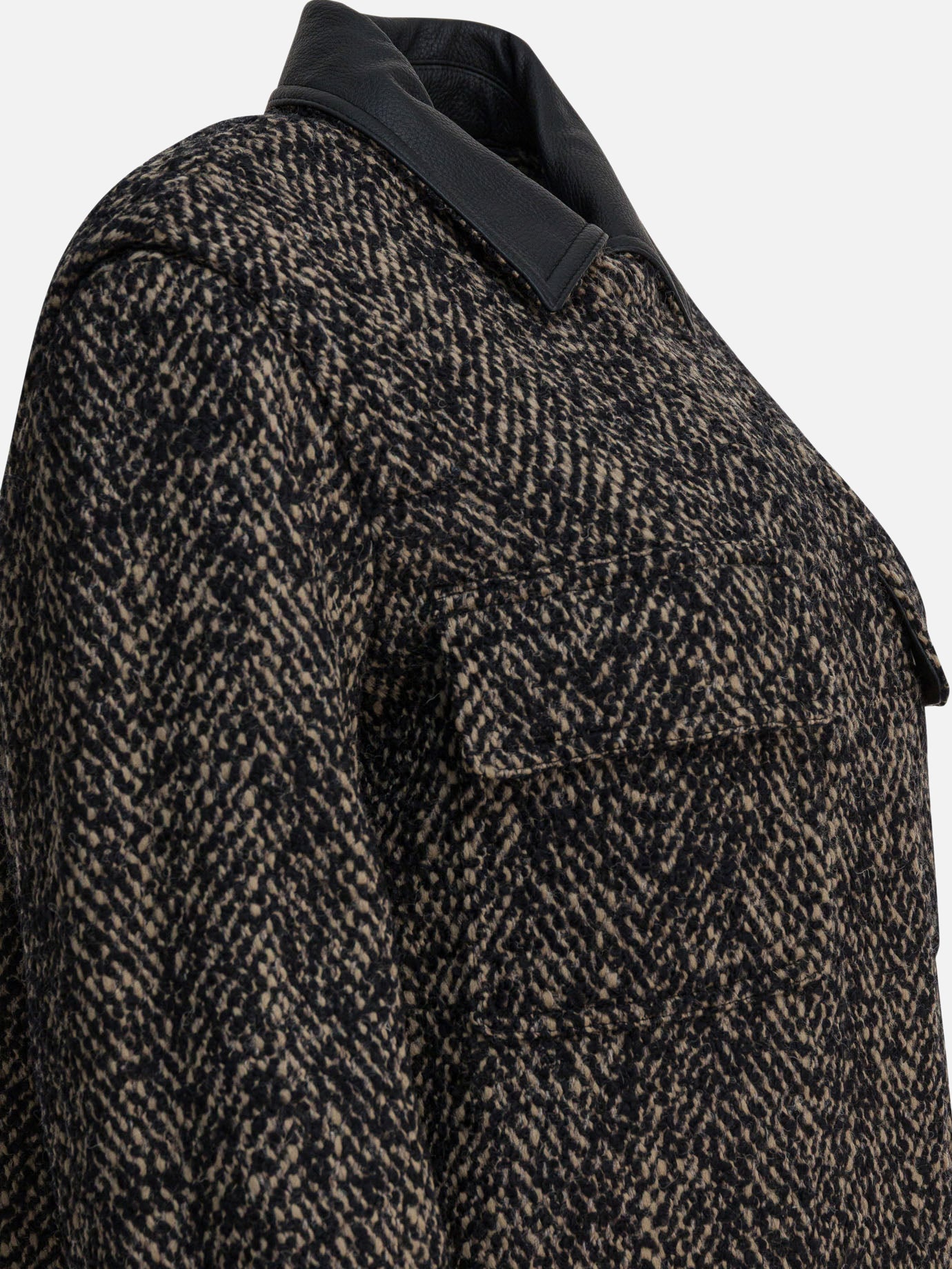 Short coats Tweed  Brown - Max Mara Women | PDP | VIETTI Online Store | thumbnail_4