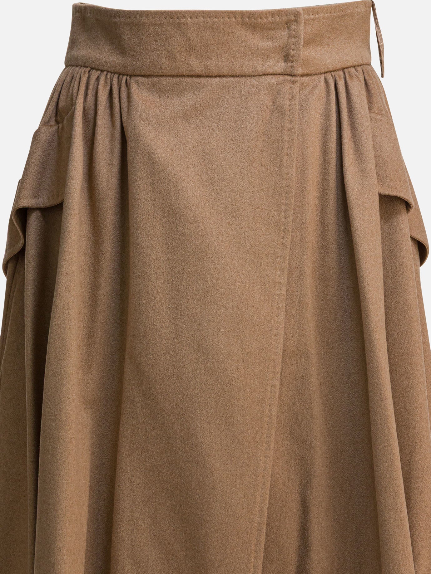 Midi skirts Solid colour  Brown - Max Mara Women | PDP | VIETTI Online Store | thumbnail_3