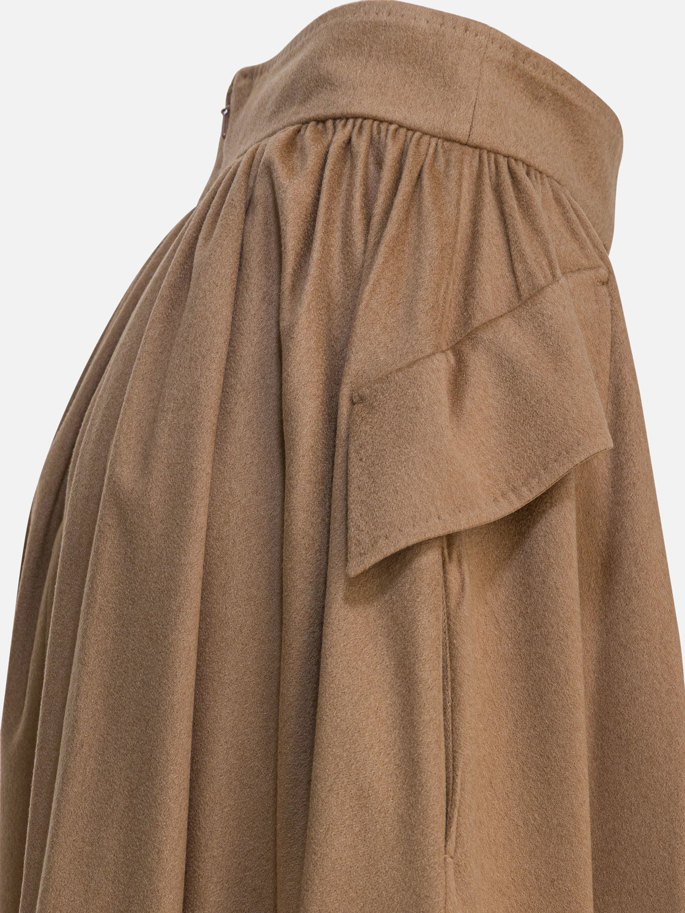 Midi skirts Solid colour  Brown - Max Mara Women | PDP | VIETTI Online Store | thumbnail_4