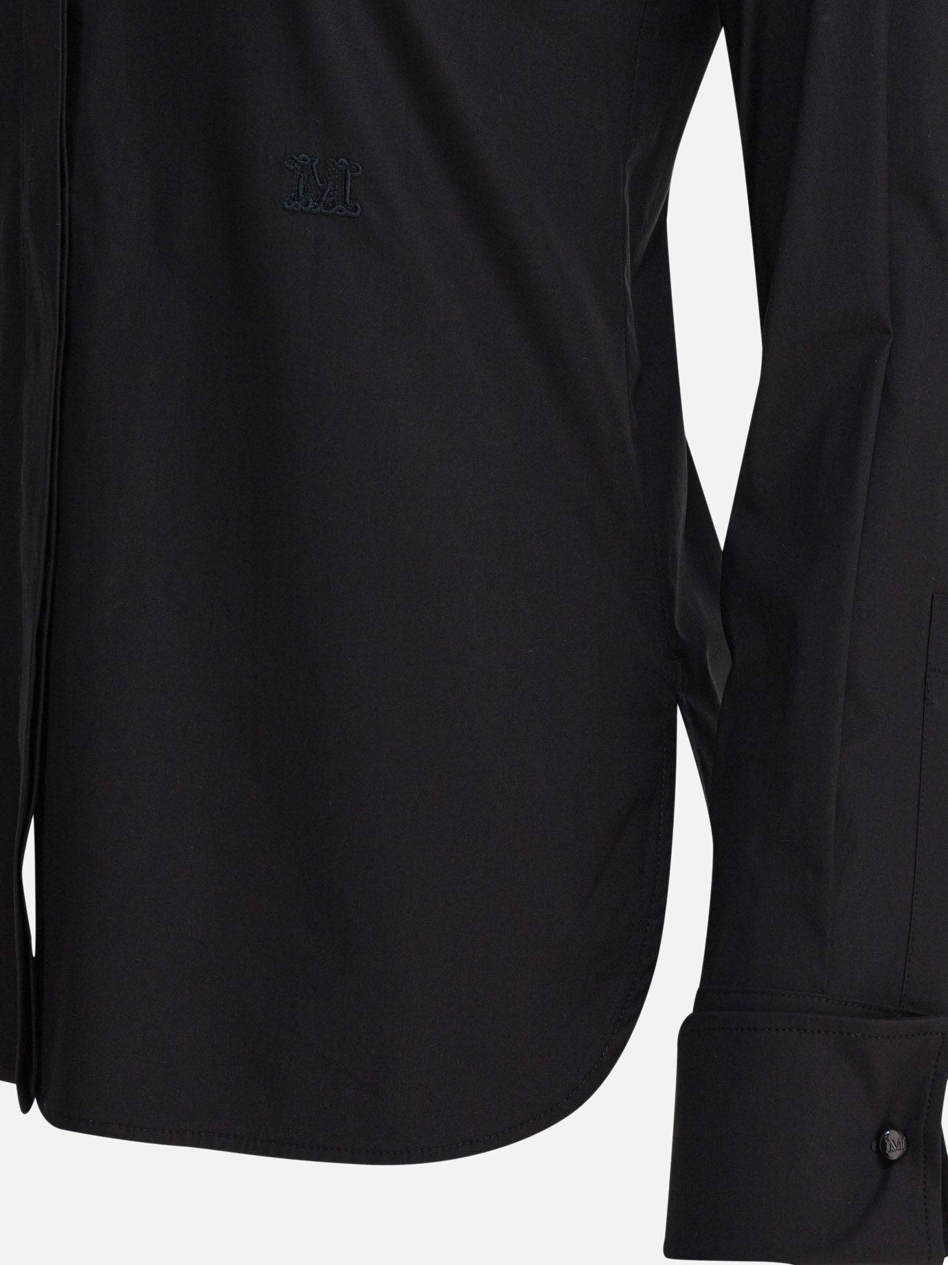 Camicie casual Solid colour  Nero - Max Mara Donna | PDP | VIETTI Online Store | thumbnail_4
