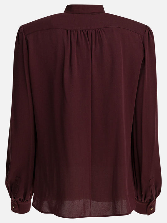 Camicie casual Solid colour  Rosso - Max Mara Donna | PDP | VIETTI Online Store | 2
