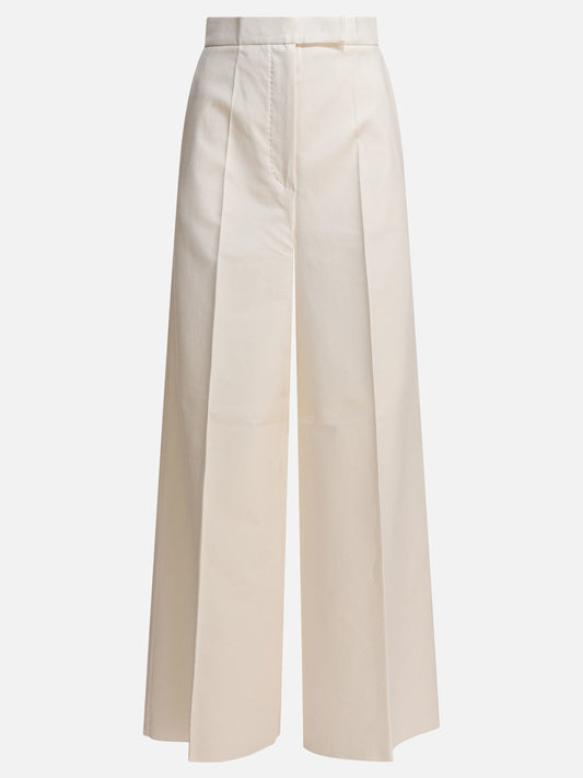 Pantaloni casual Solid colour  Bianco - Max Mara Donna | PDP | VIETTI Online Store 

