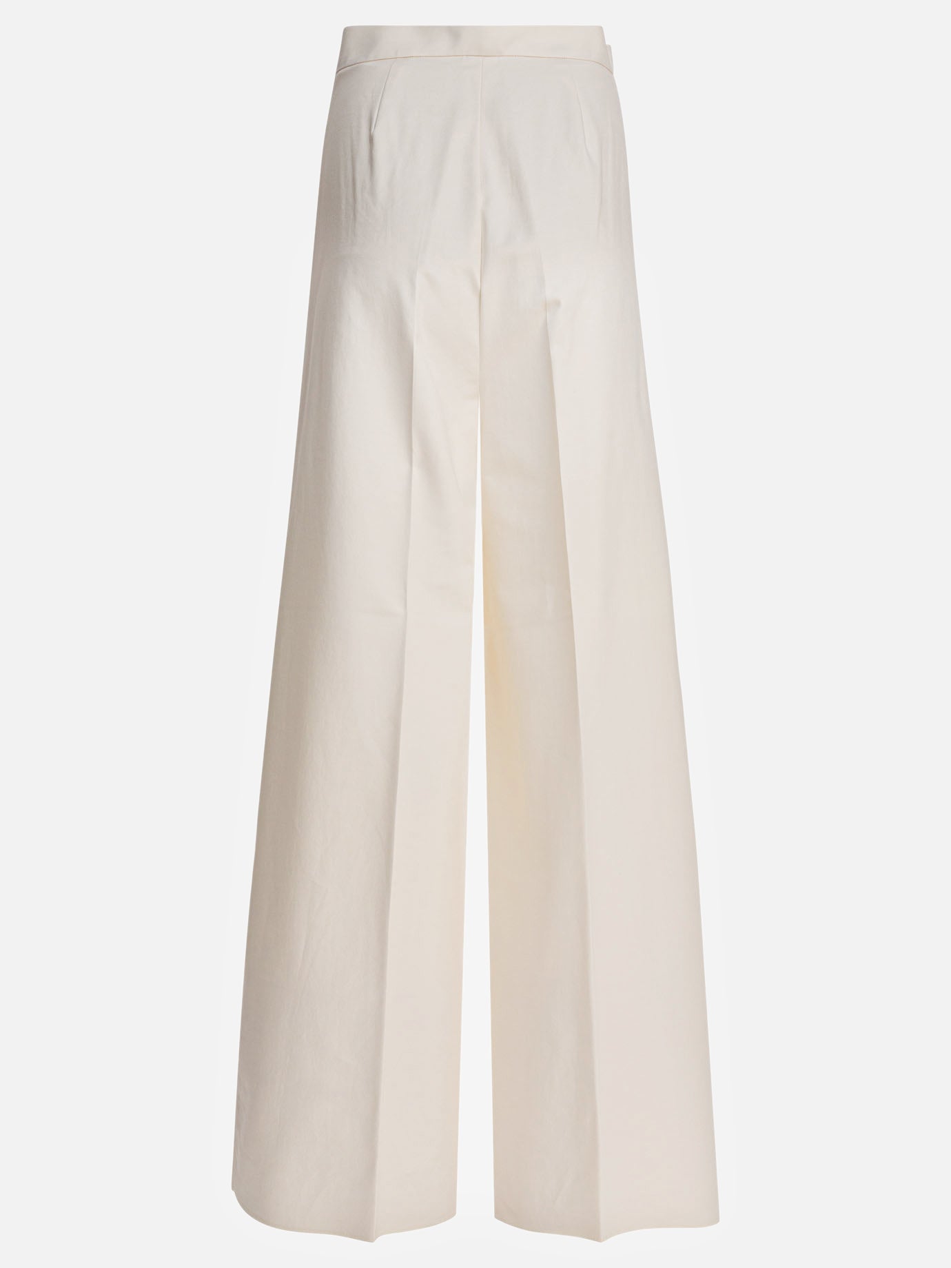 Pantaloni casual Solid colour  Bianco - Max Mara Donna | PDP | VIETTI Online Store | thumbnail_2