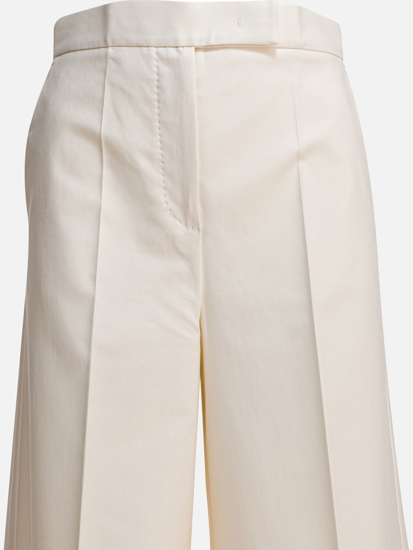 Pantaloni casual Solid colour  Bianco - Max Mara Donna | PDP | VIETTI Online Store | Zoom-Modal_3
