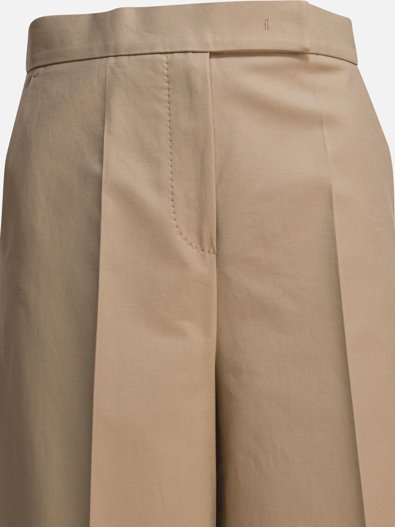 Pantaloni casual Solid colour  Beige - Max Mara Donna | PDP | VIETTI Online Store | thumbnail_3