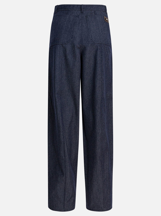 Leisure trousers Solid colour  Blue - Max Mara Women | PDP | VIETTI Online Store | 2
