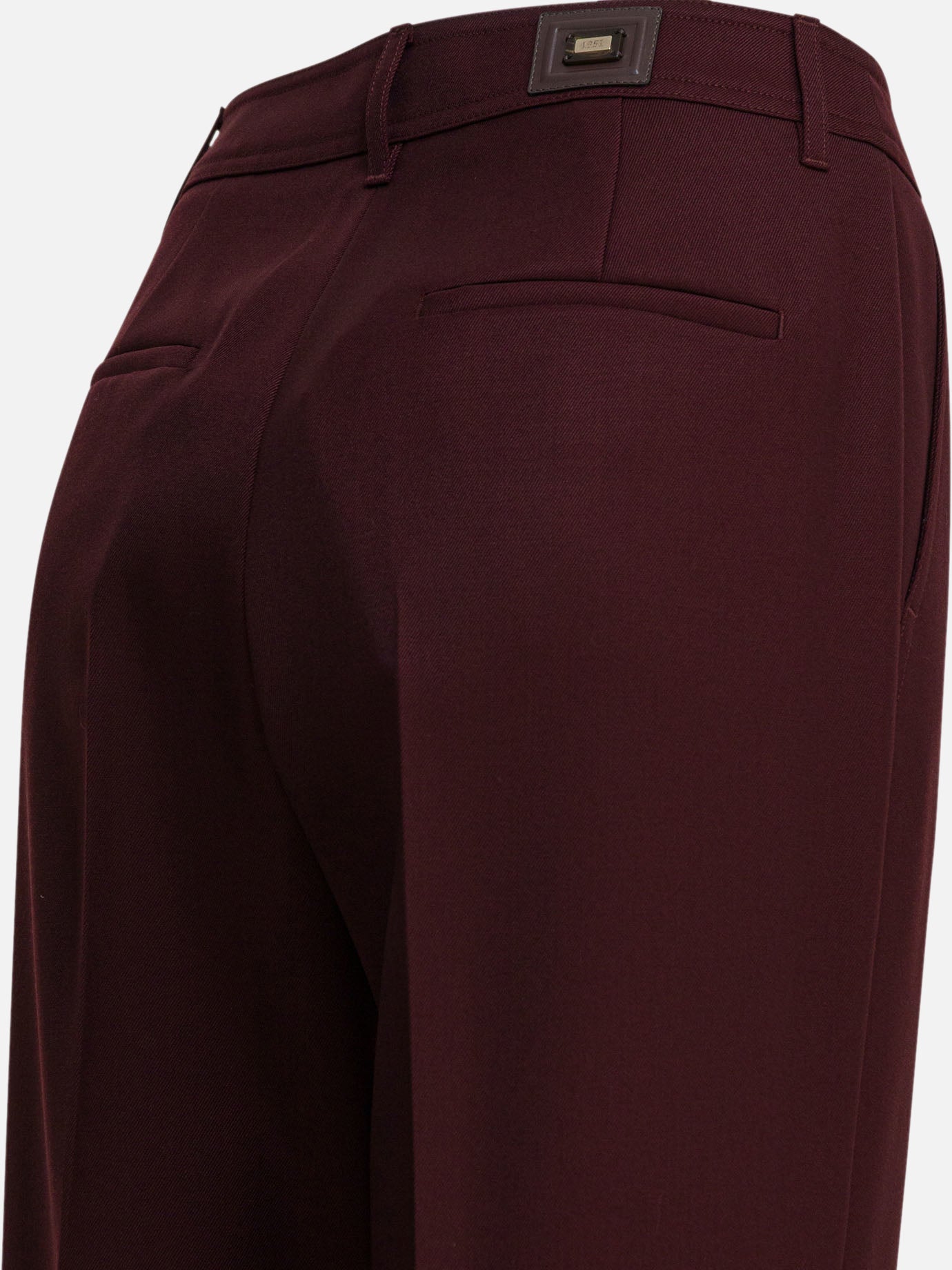 Leisure trousers Solid colour  Red - Max Mara Women | PDP | VIETTI Online Store | thumbnail_4