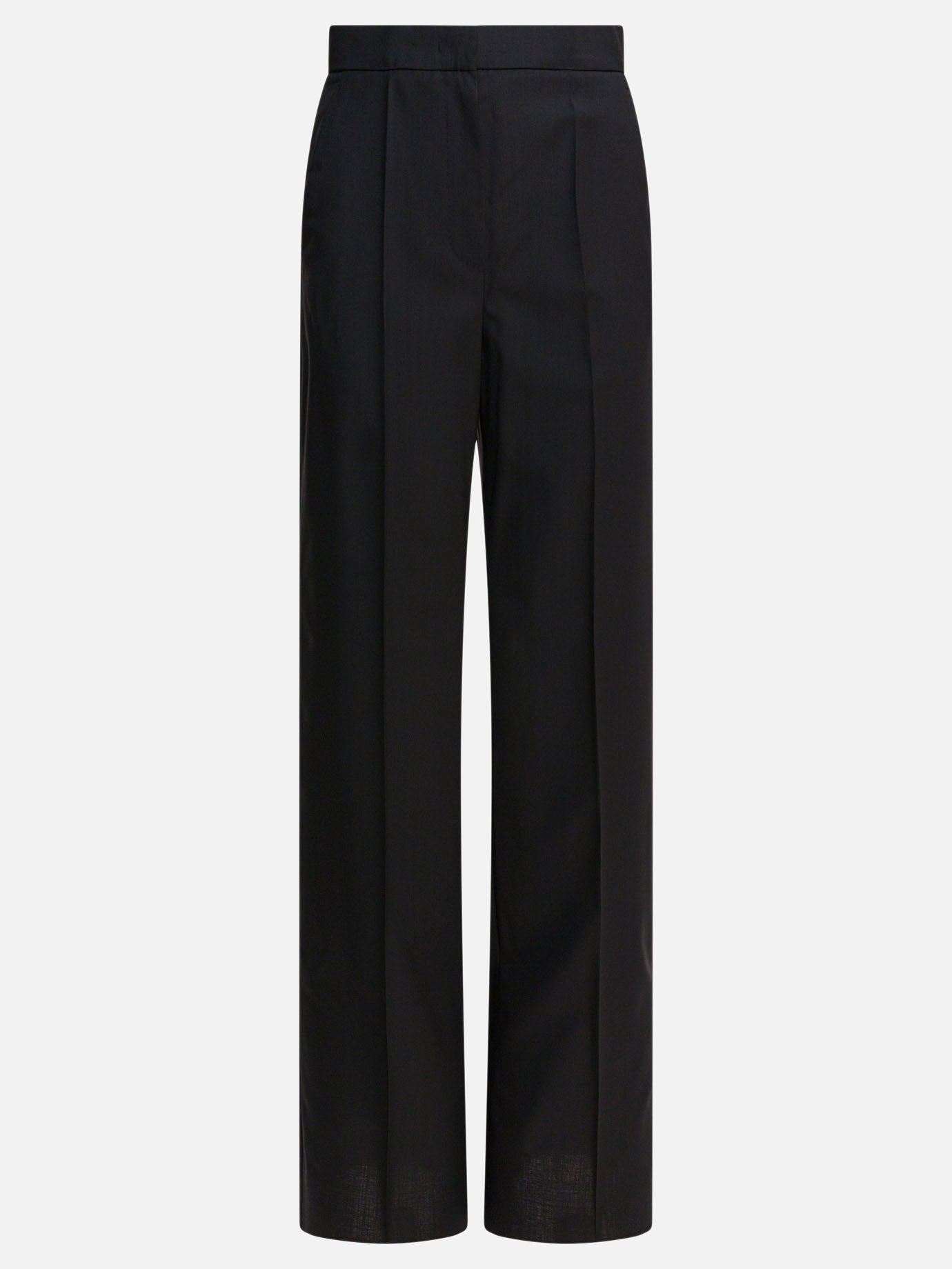 Pantaloni casual Solid colour  Nero - Max Mara Donna | PDP | VIETTI Online Store | thumbnail