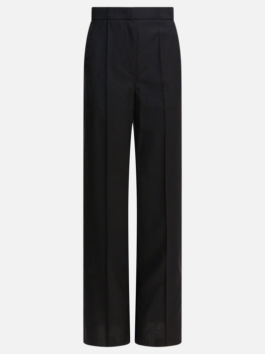 Pantaloni casual Solid colour  Nero - Max Mara Donna | PDP | VIETTI Online Store 
