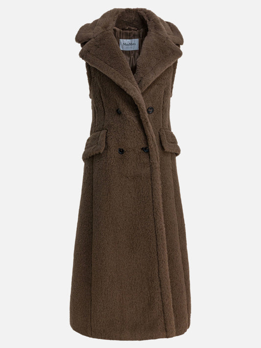 Giacche smanicate Solid colour  Marrone - Max Mara Donna | PLP | VIETTI Online Store 
