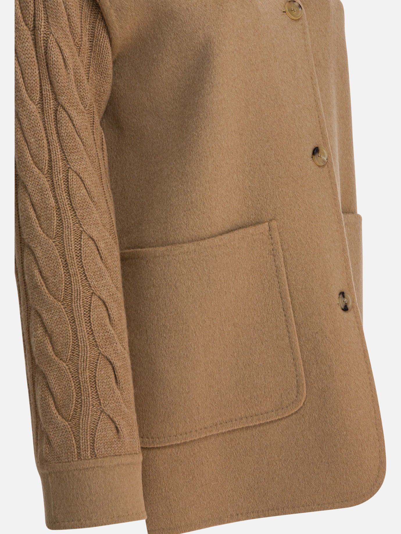 Short coats Solid colour  Brown - Max Mara Women | PDP | VIETTI Online Store | thumbnail_4