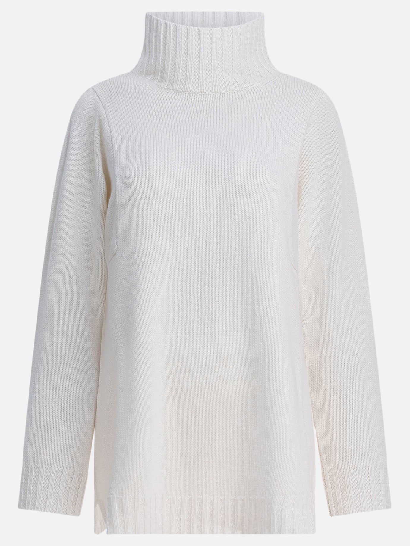 Turtleneck sweaters Solid colour  White - Max Mara Women | PDP | VIETTI Online Store | thumbnail
