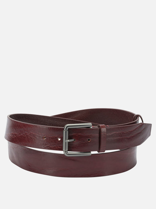 Leather belts 100% cow leather  Bordeaux - Max Mara Women | PDP | VIETTI Online Store 

