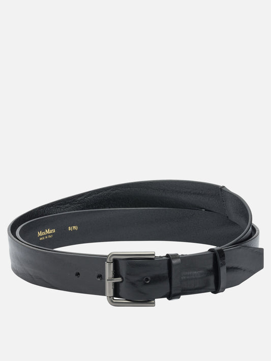Leather belts 100% cow leather  Black - Max Mara Women | PDP | VIETTI Online Store 
