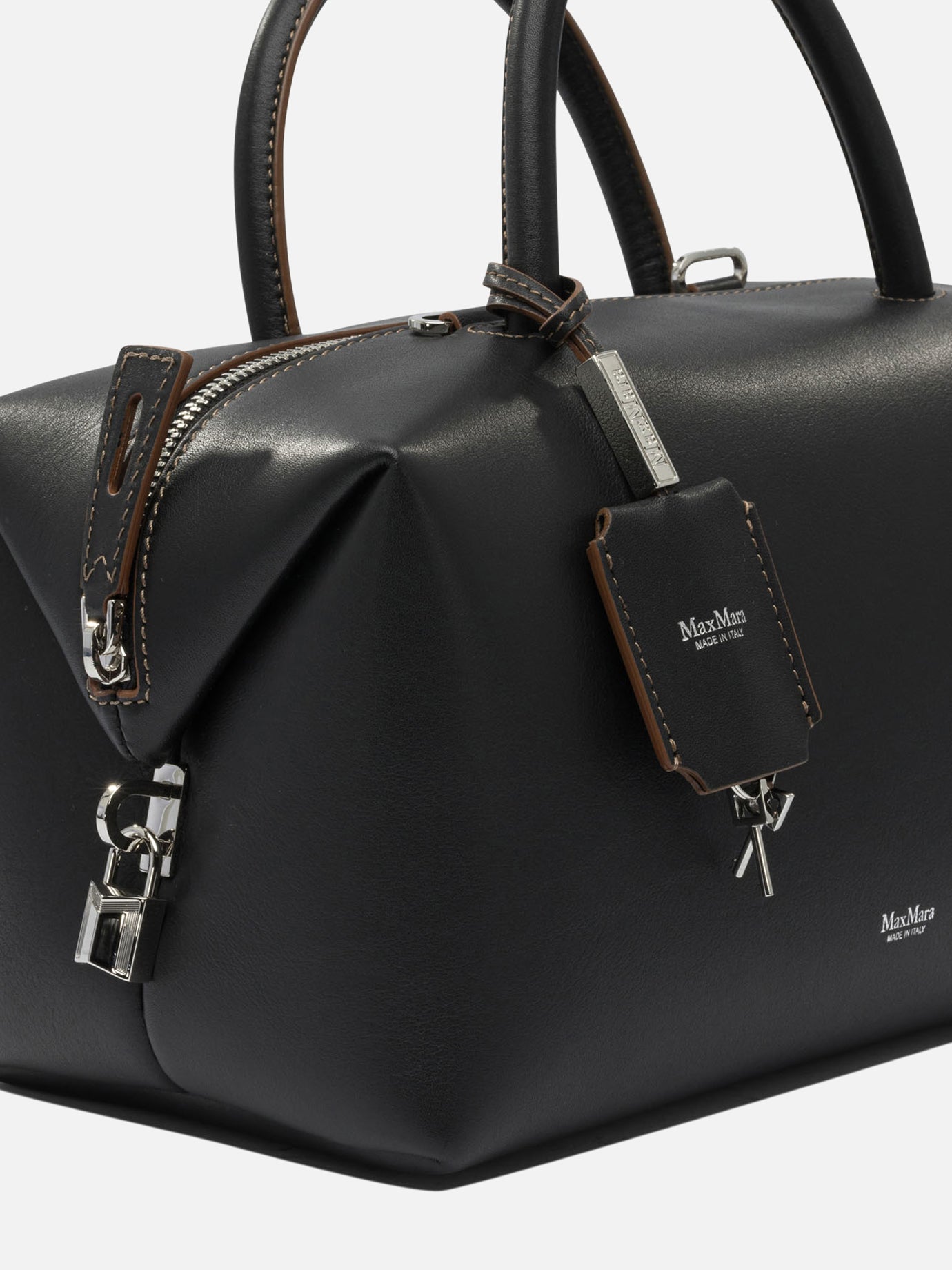 Medium bags 100% cow leather  Black - Max Mara Women | PDP | VIETTI Online Store | thumbnail_4
