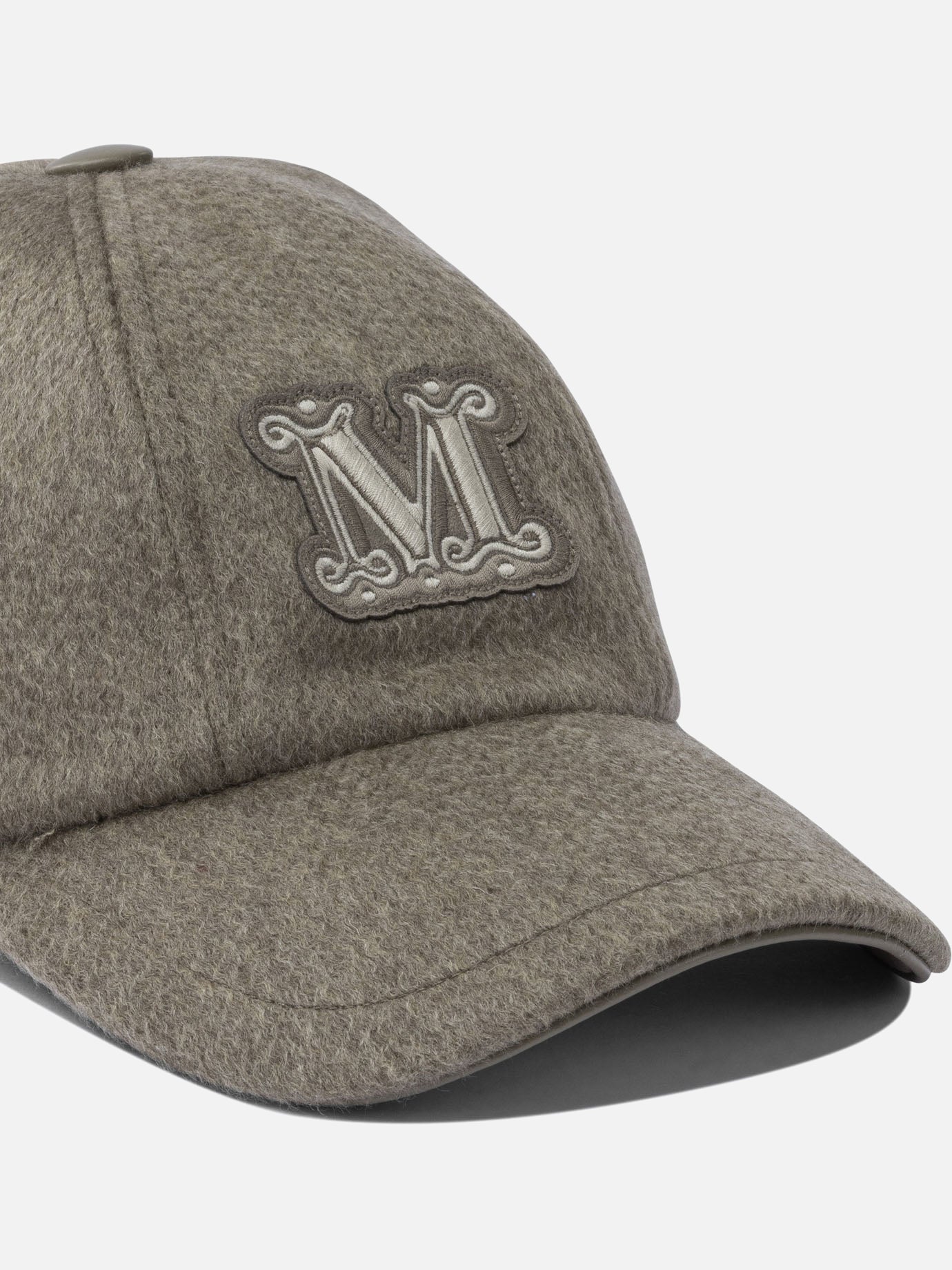 Trucker caps 100% cashmere  Grey - Max Mara Women | PDP | VIETTI Online Store | thumbnail_4