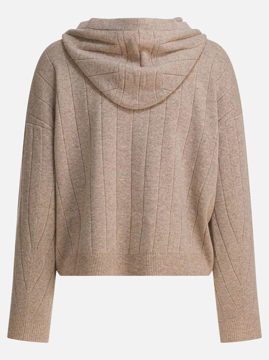 Zipped sweaters Solid colour  Beige - Max Mara Pure Women | PDP | VIETTI Online Store | 2
