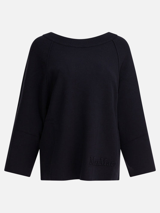 Crewneck sweaters Solid colour  Blue - Max Mara Pure Women | PDP | VIETTI Online Store 
