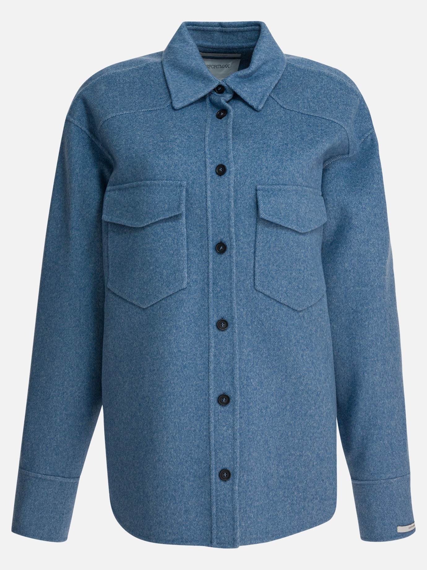 Giacche overshirt Solid colour  Azzurro - Max Mara Sportmax Donna | PDP | VIETTI Online Store | Zoom-Modal
