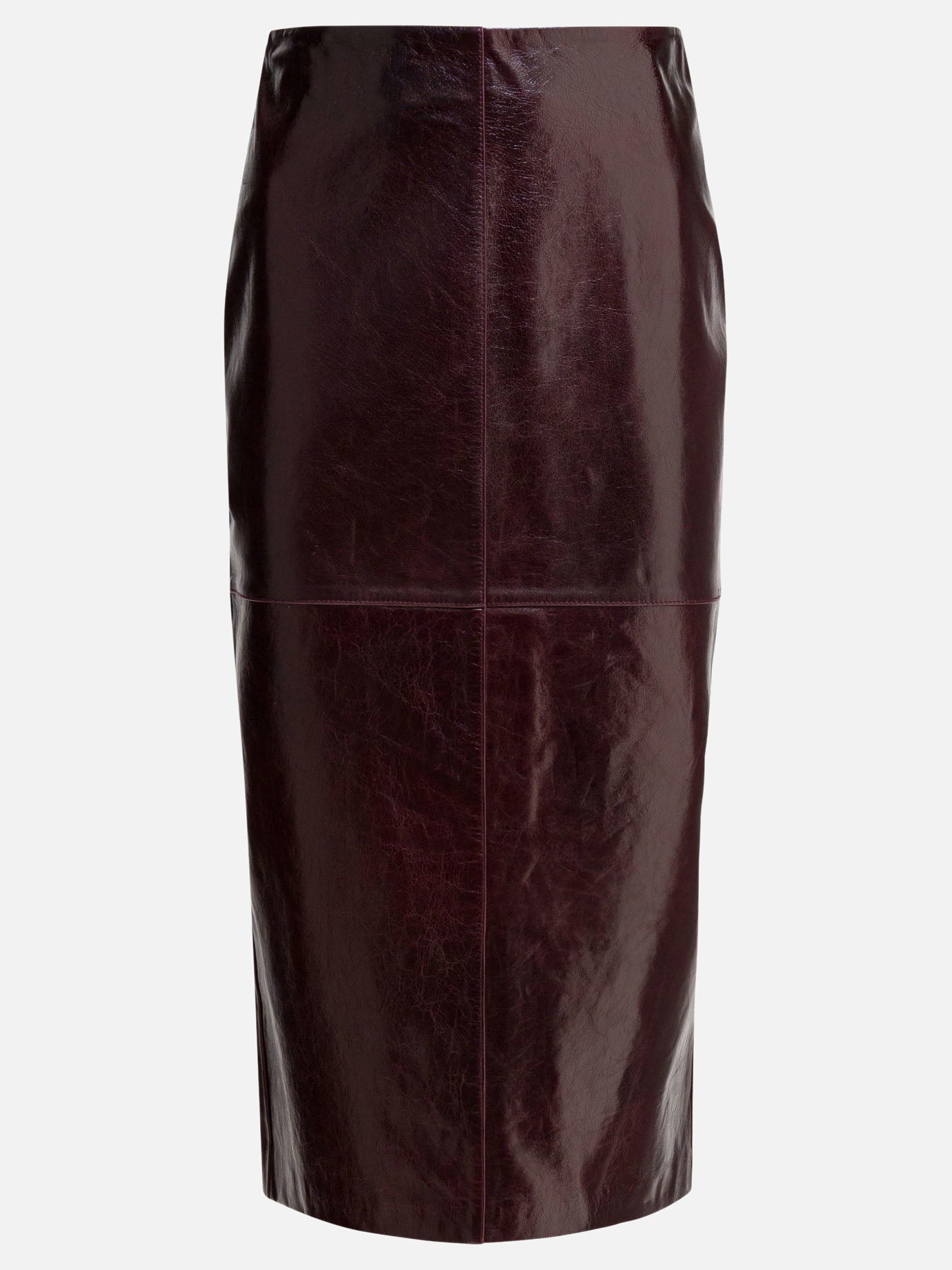 Midi skirts Solid colour  Bordeaux - Max Mara Sportmax Women | PDP | VIETTI Online Store | thumbnail