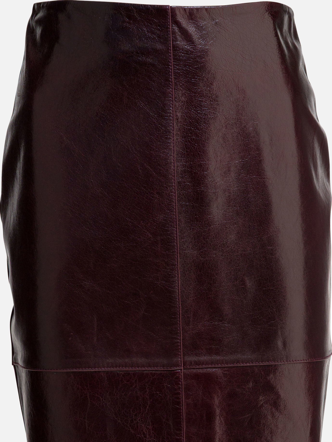 Midi skirts Solid colour  Bordeaux - Max Mara Sportmax Women | PDP | VIETTI Online Store | thumbnail_3