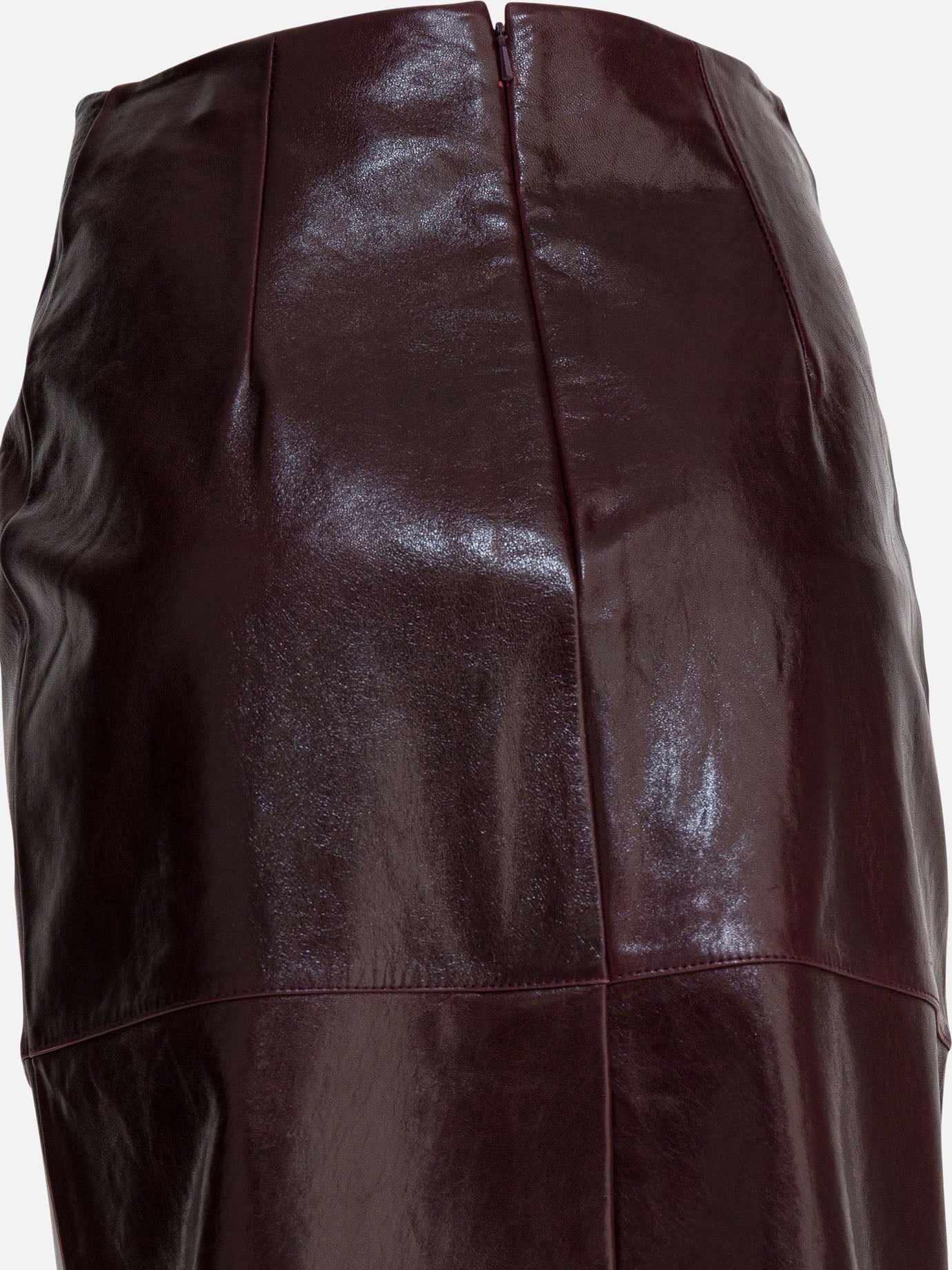 Midi skirts Solid colour  Bordeaux - Max Mara Sportmax Women | PDP | VIETTI Online Store | thumbnail_4