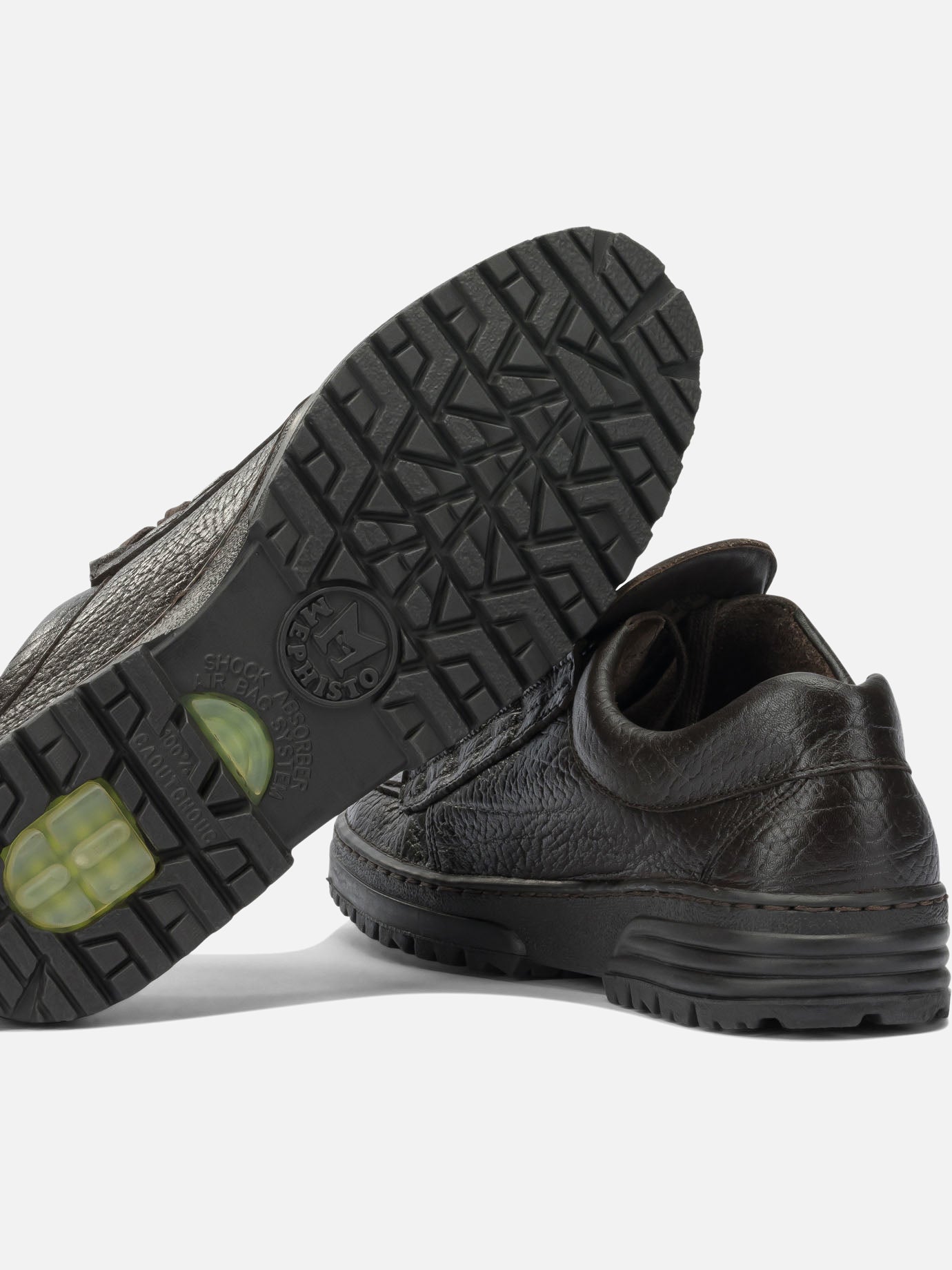 Low top sneakers 100% leather - 100% fabric - 100% rubber  Brown - Mephisto Men | PDP | VIETTI Online Store | thumbnail_5