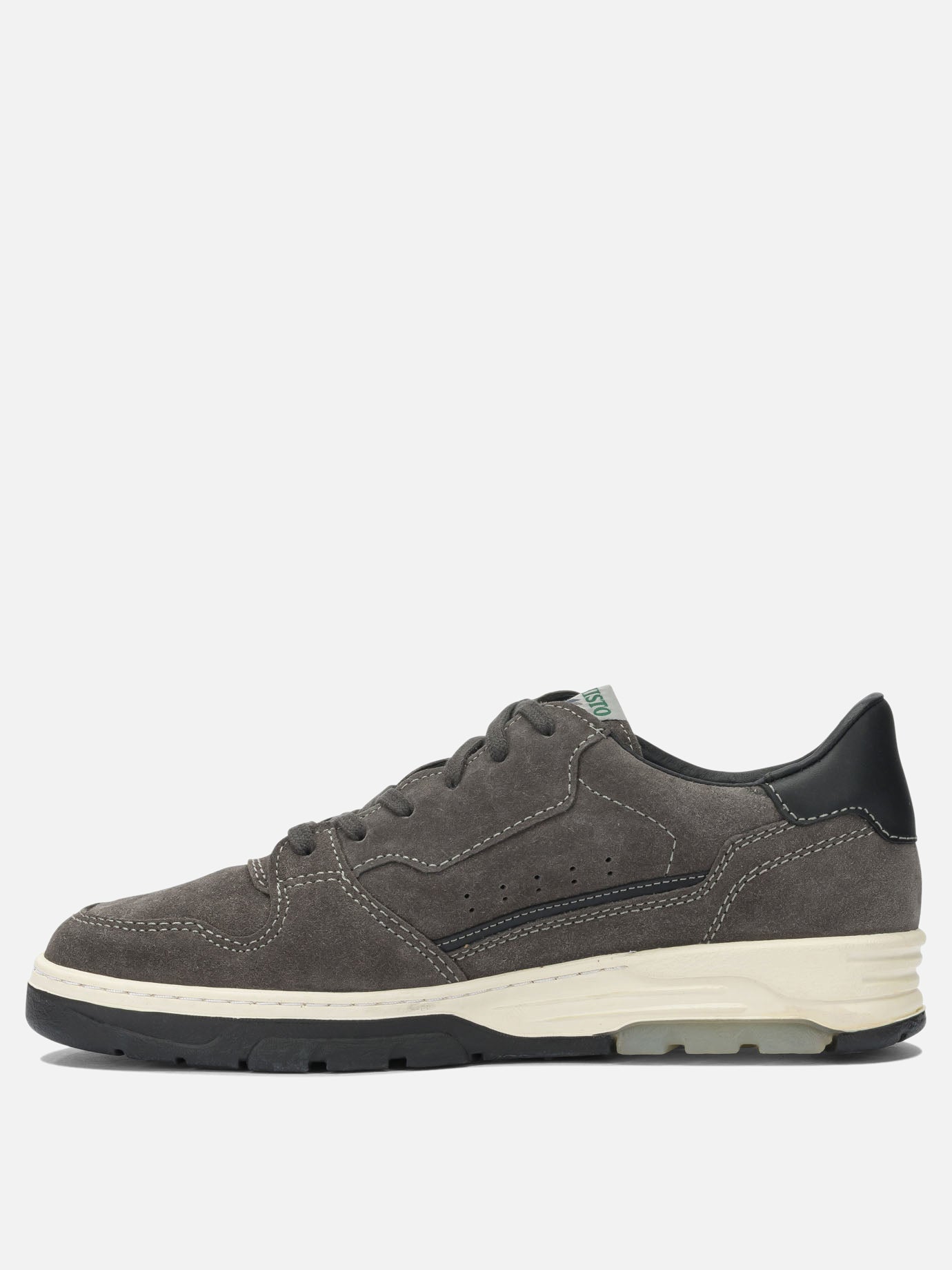 Low top sneakers 100% leather - 100% rubber  Grey - Mephisto Men | PDP | VIETTI Online Store | thumbnail_3