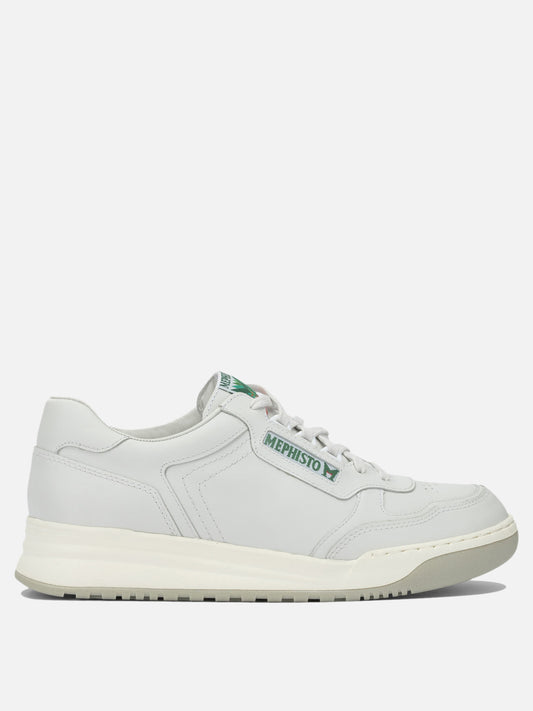 Sneaker basse 100% leather - 100% rubber  Bianco - Mephisto Uomo | PLP | VIETTI Online Store 
