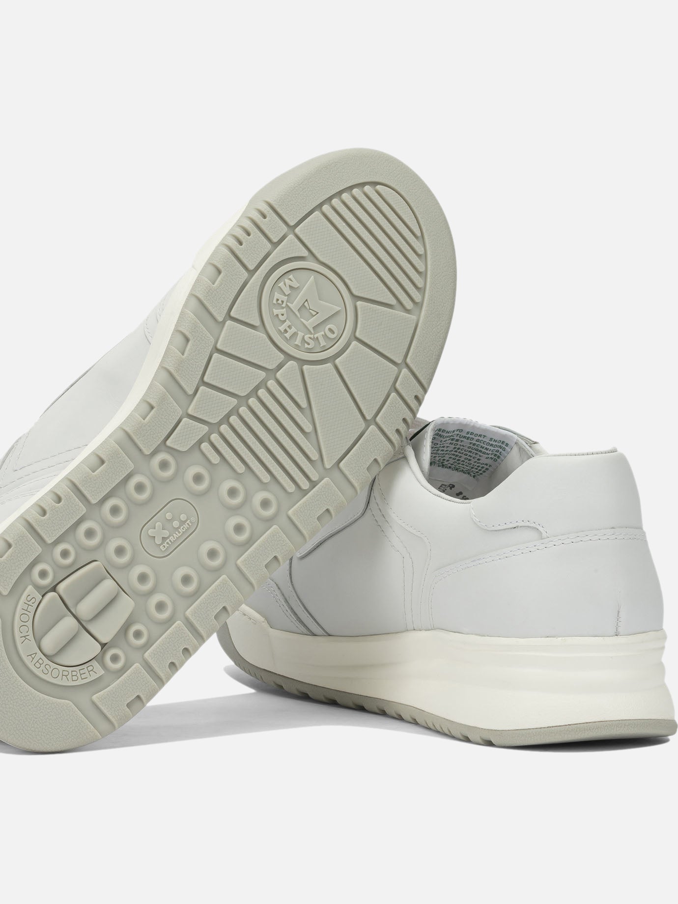 Sneaker basse 100% leather - 100% rubber  Bianco - Mephisto Uomo | PDP | VIETTI Online Store | thumbnail_5