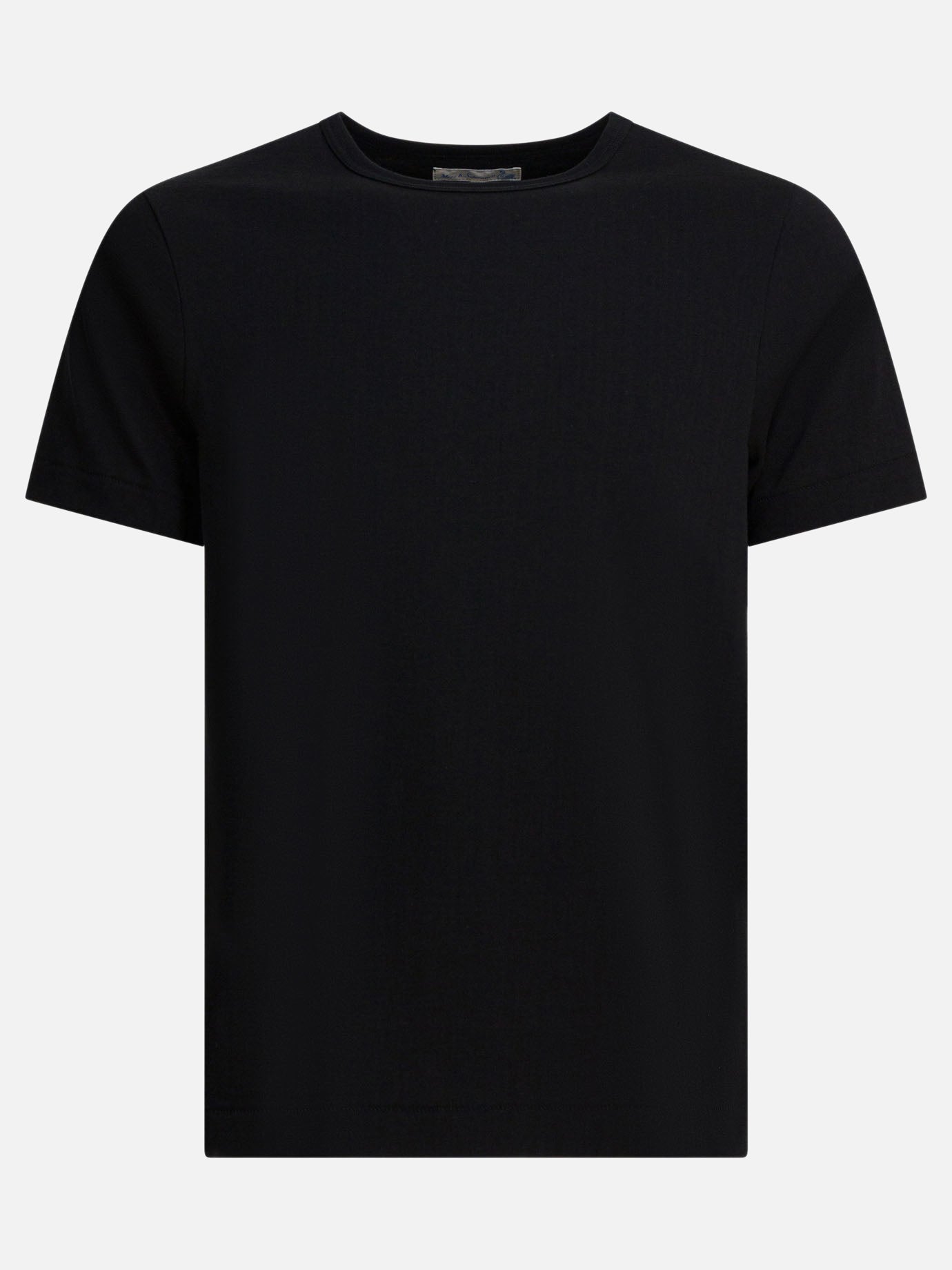 T-shirt girocollo Solid colour  Nero - Merz b. Schwanen Uomo | PDP | VIETTI Online Store | Zoom-Modal
