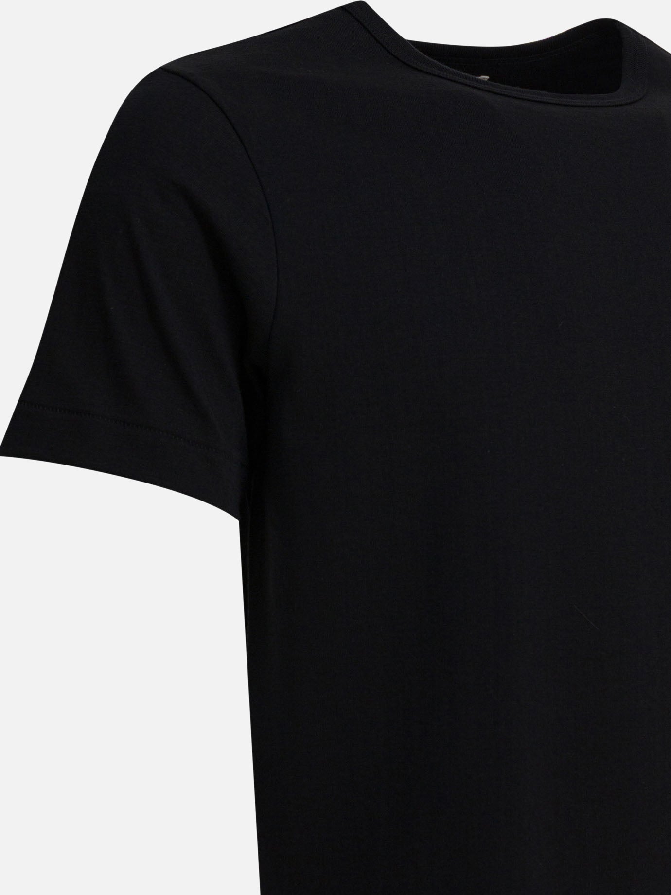 T-shirt girocollo Solid colour  Nero - Merz b. Schwanen Uomo | PDP | VIETTI Online Store | Zoom-Modal_4
