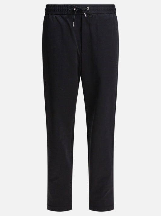 Pantaloni sportivi Solid colour  Nero - Moncler Uomo | PLP | VIETTI Online Store 
