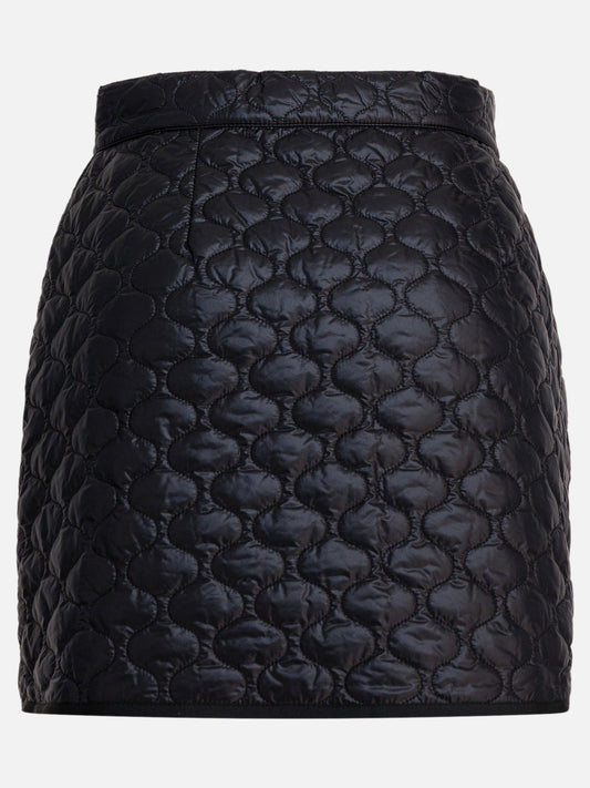 Gonne midi Logo  Nero - Moncler Donna | PLP | VIETTI Online Store | 2
