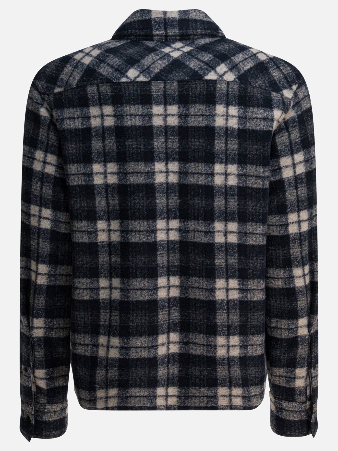 Overshirt jackets Check  Grey - Moncler Men | PDP | VIETTI Online Store | Zoom-Modal_2
