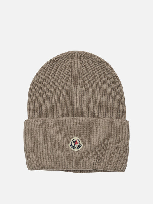 Beanies Logo  Beige - Moncler Women | PDP | VIETTI Online Store 
