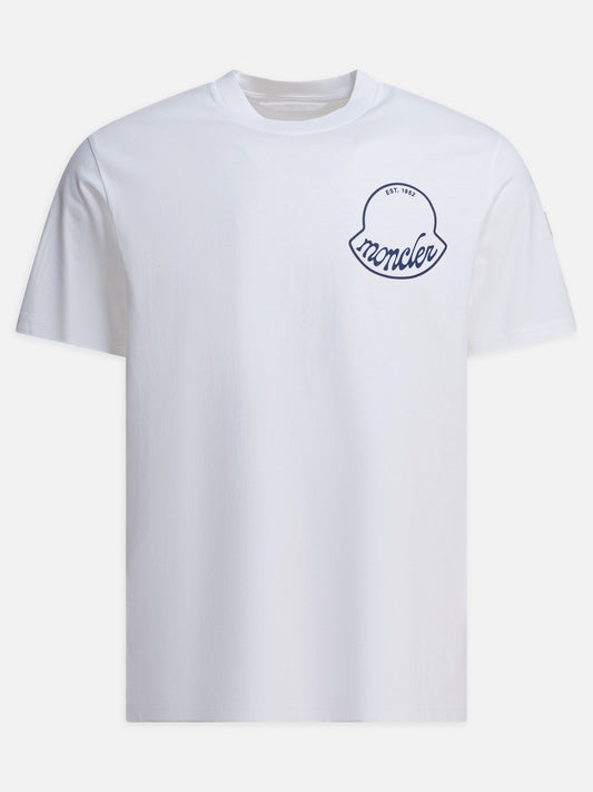T-shirt girocollo Logo  Bianco - Moncler Donna | PLP | VIETTI Online Store 
