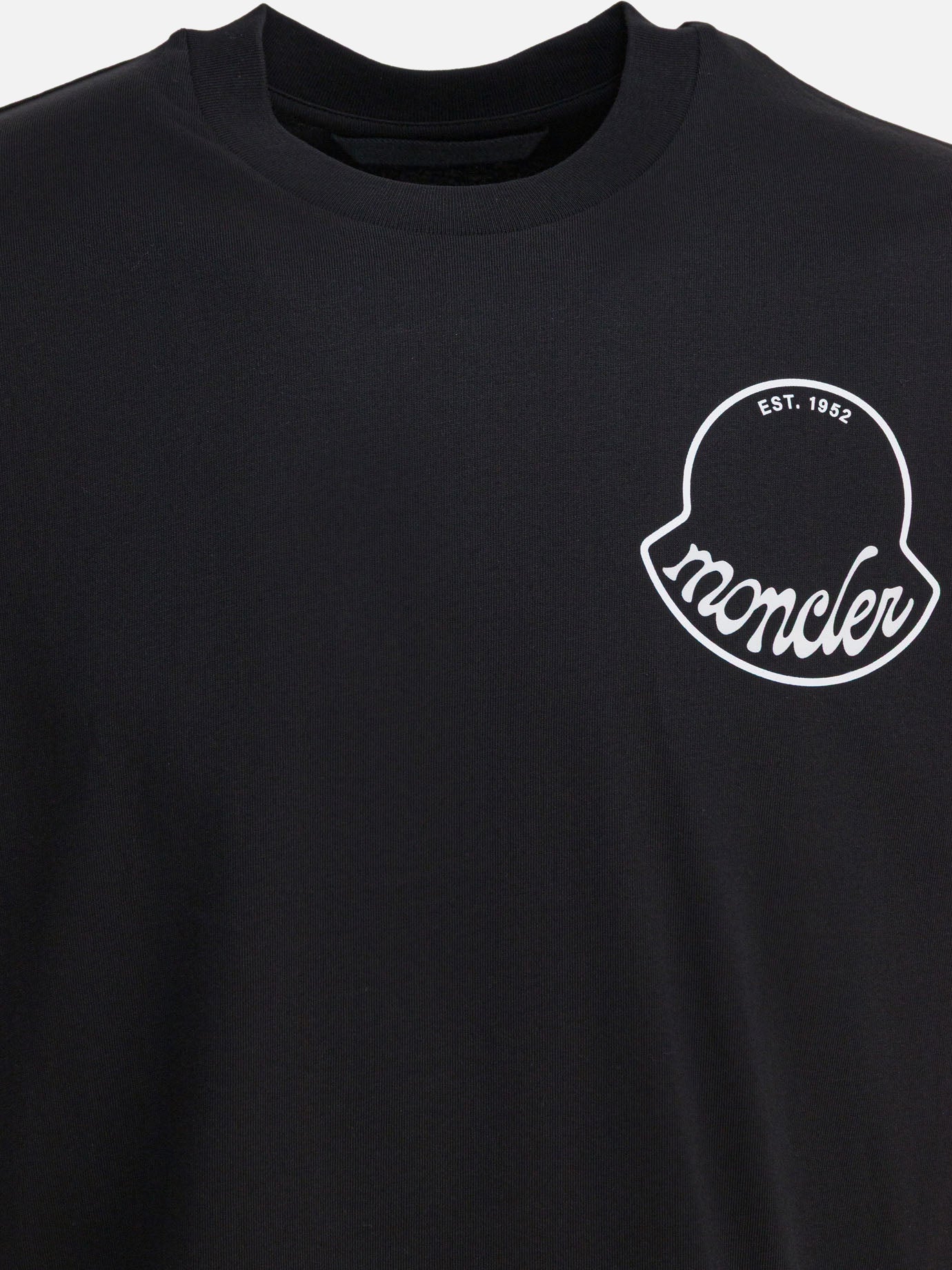 T-shirt girocollo Logo  Nero - Moncler Donna | PDP | VIETTI Online Store | Zoom-Modal_3
