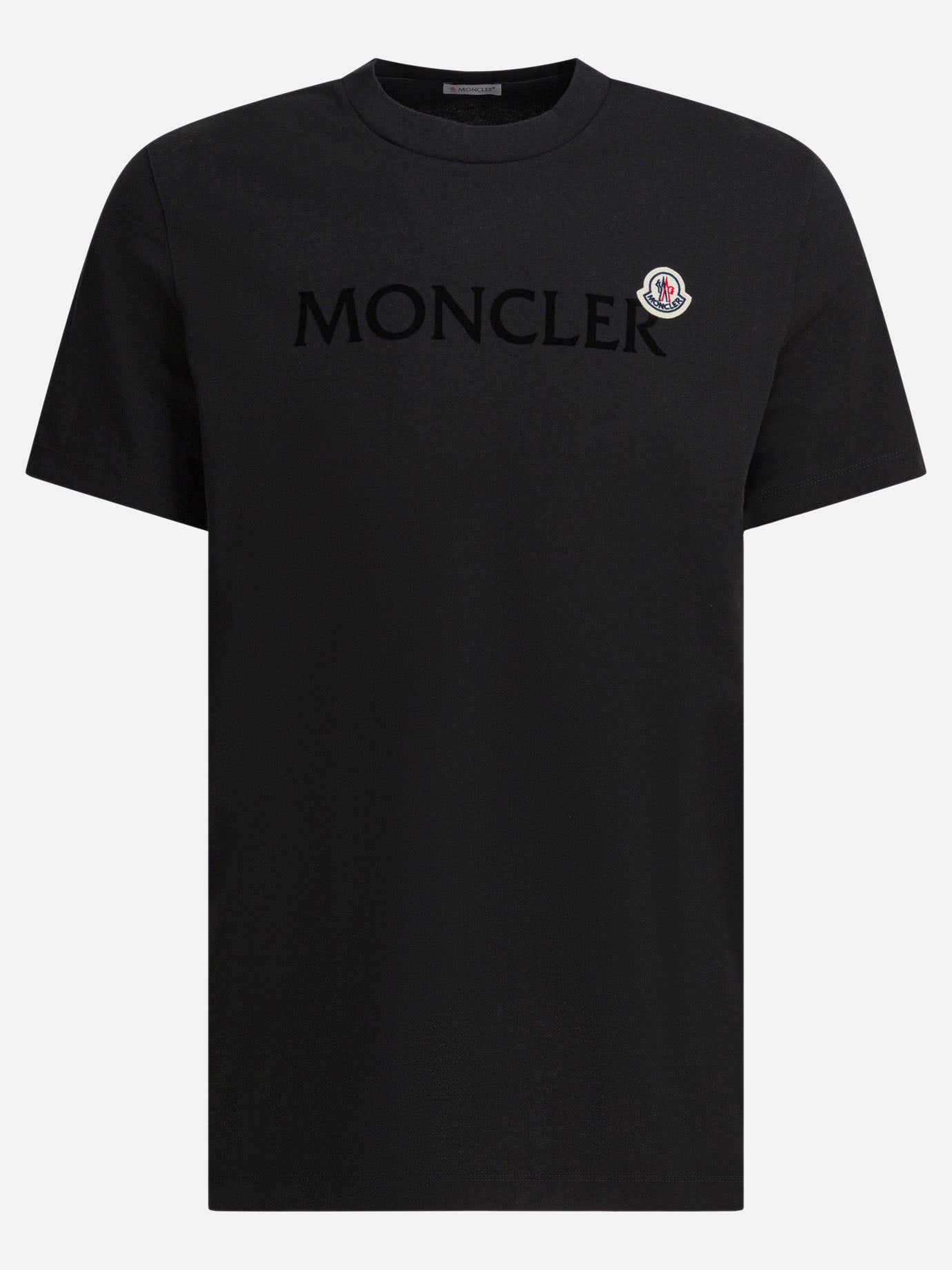 Crewneck t-shirts Logo  Black - Moncler Men | PDP | VIETTI Online Store | thumbnail