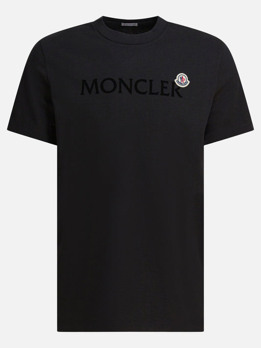 T-shirt girocollo Logo  Nero - Moncler Uomo | PLP | VIETTI Online Store 
