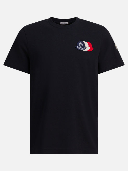 Crewneck t-shirts Logo  Black - Moncler Men | PDP | VIETTI Online Store 
