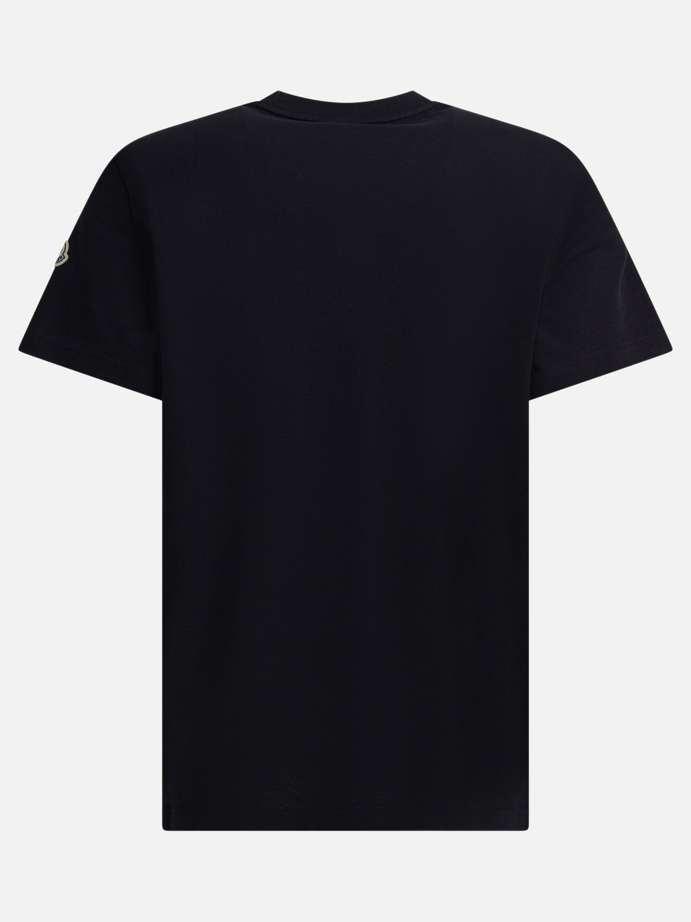 Crewneck t-shirts Logo  Black - Moncler Men | PDP | VIETTI Online Store | thumbnail_2