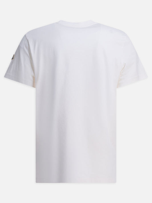 Crewneck t-shirts Logo  White - Moncler Men | PDP | VIETTI Online Store | 2
