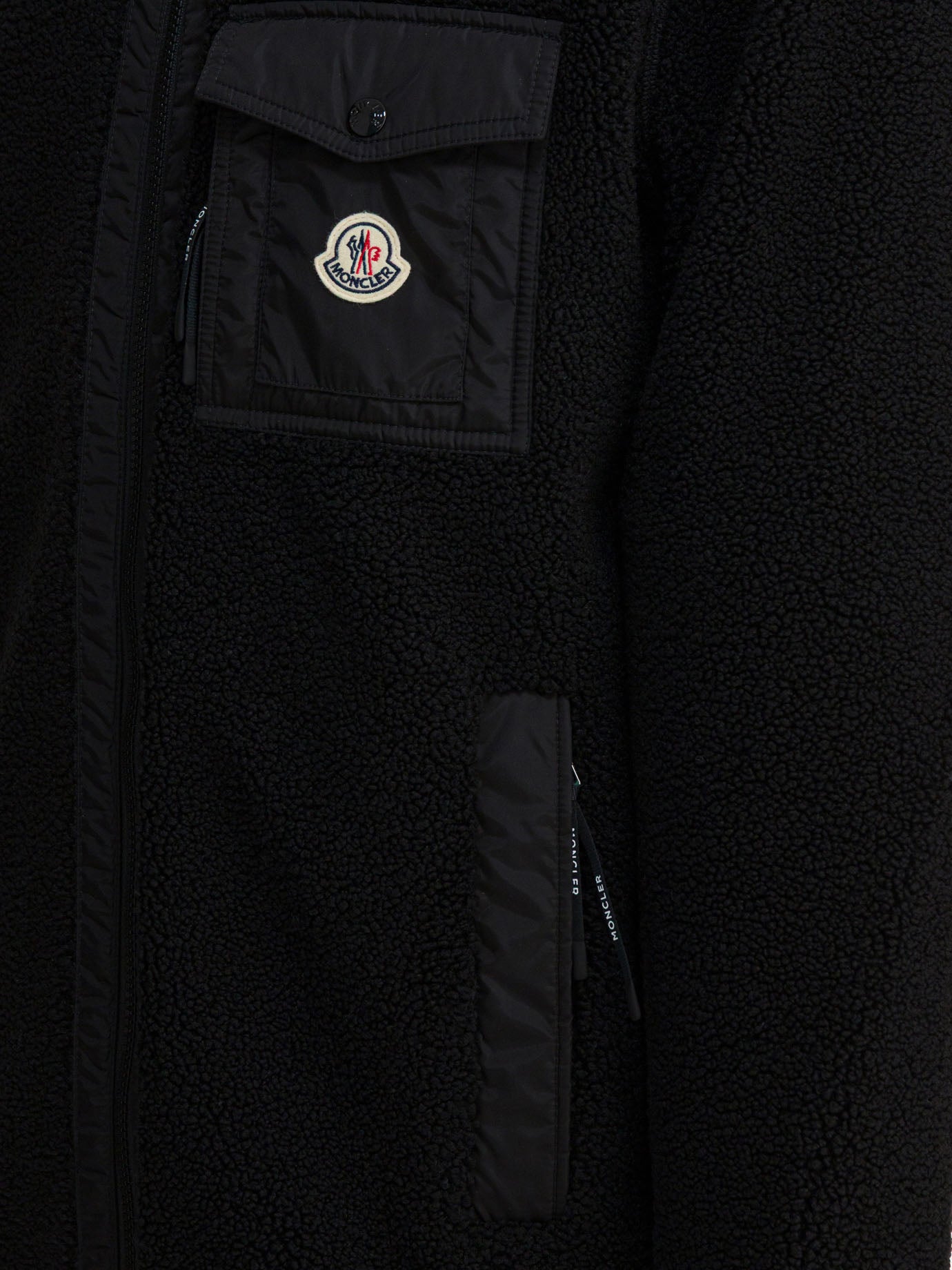 Fleece jackets Logo  Black - Moncler Men | PDP | VIETTI Online Store | Zoom-Modal_4
