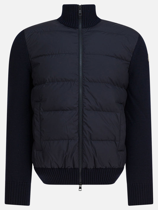 Down jackets Logo  Blue - Moncler Men | PLP | VIETTI Online Store 
